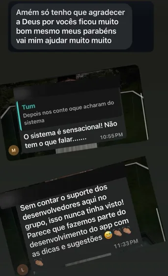 Depoimento de usuário do GDrums
