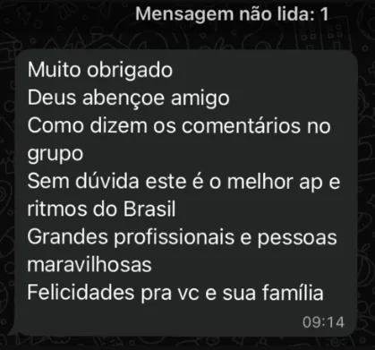 Depoimento de usuário do GDrums
