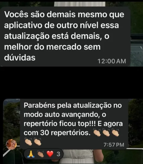 Depoimento de usuário do GDrums